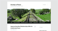 Desktop Screenshot of anxietytopeace.com