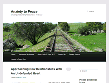 Tablet Screenshot of anxietytopeace.com